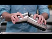 Side view of Bartender 8 oz. Novecento Martini Cocktail Glasses (Set of 4)