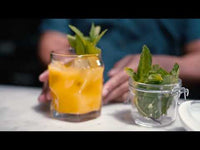 Side view of Sorgente 10.25 oz. Rocks Drinking Glasses (Set of 4)