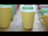 Side view of Color Palette 3.25 oz. Opal Glass Caffeino Cup (Set of 12)