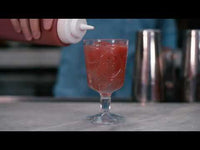 Side view of Romantic 10.75 oz. Stemware Cocktail Drinking Glasses, Clear (Set of 6)