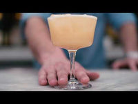 Side view of Bartender 7.5 oz. Novecento Fizz Cocktail Glasses (Set of 4)