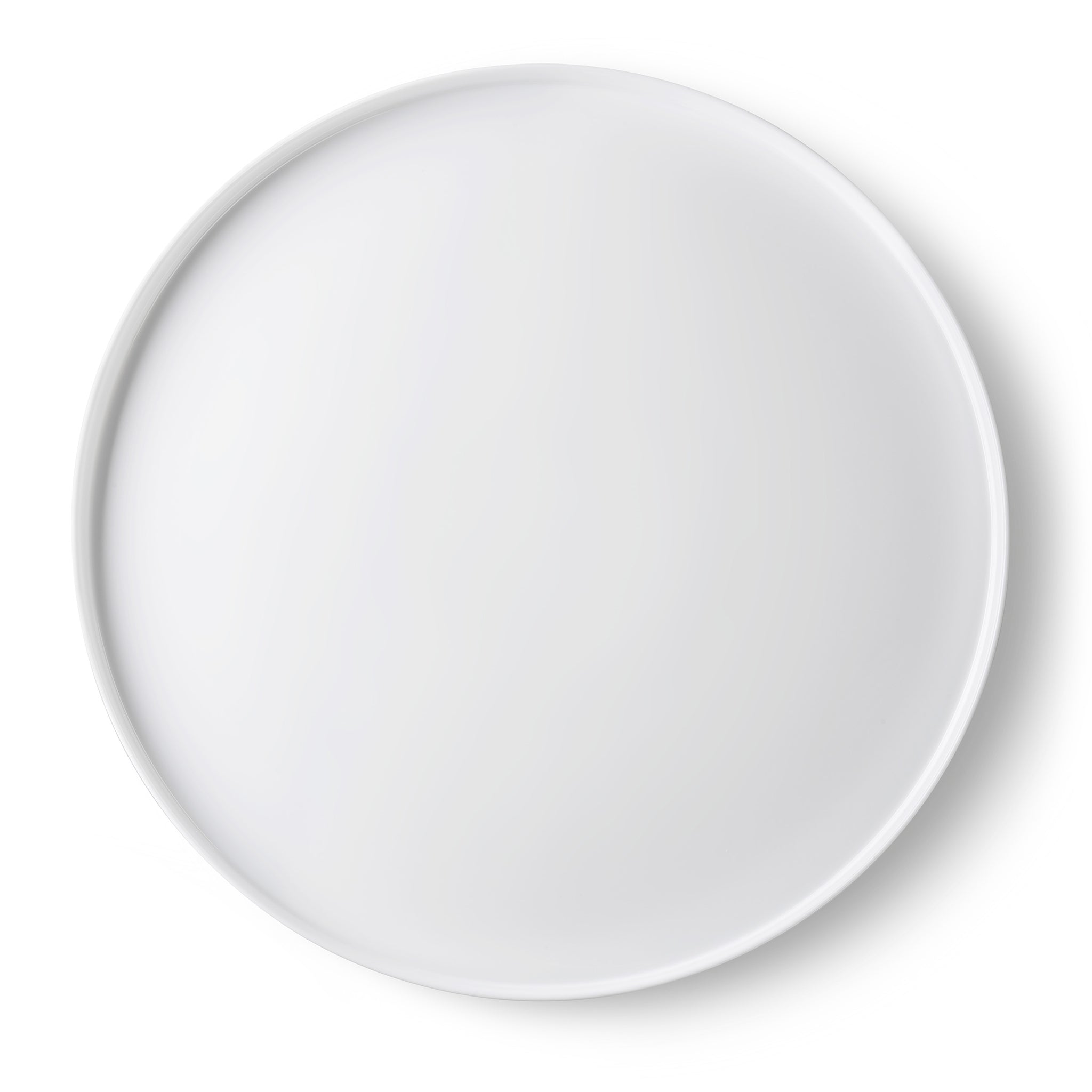Alta Cucina 12.5" x 0.75" Opal Glass Large Stacking Plate (Set of 12)