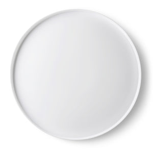 Alta Cucina 12.5" x 0.75" Opal Glass Large Stacking Plate (Set of 12)