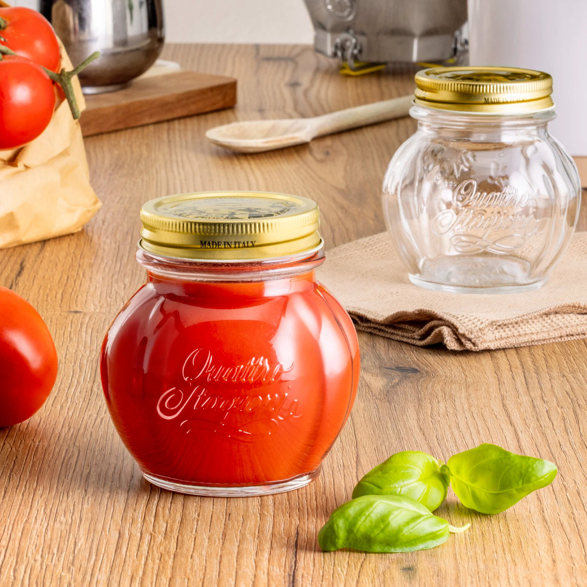 Quattro Stagioni Tomato-Shaped Canning Jar