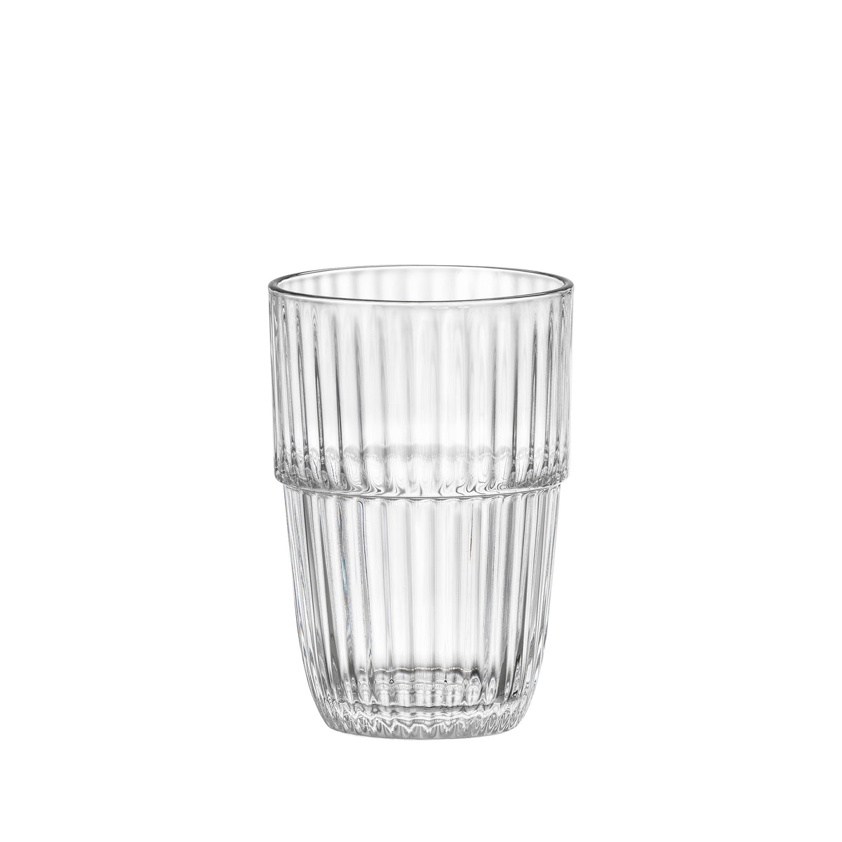 New - Barshine 17 oz. Cooler Stackable Drinking Glasses (Set of 6)