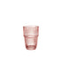 Bormioli Rocco Barshine 12.8 oz. Long Drink Stackable Drinking Glasses, Peach (Set of 6)