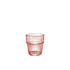 Bormioli Rocco Barshine 10.3 oz. Rocks Stackable Drinking Glasses, Peach (Set of 6)