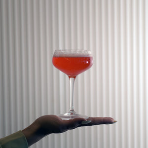Bormioli Rocco Bartender 8.5 oz. Novecento Art Deco Cocktail Coupe (Set of 6)