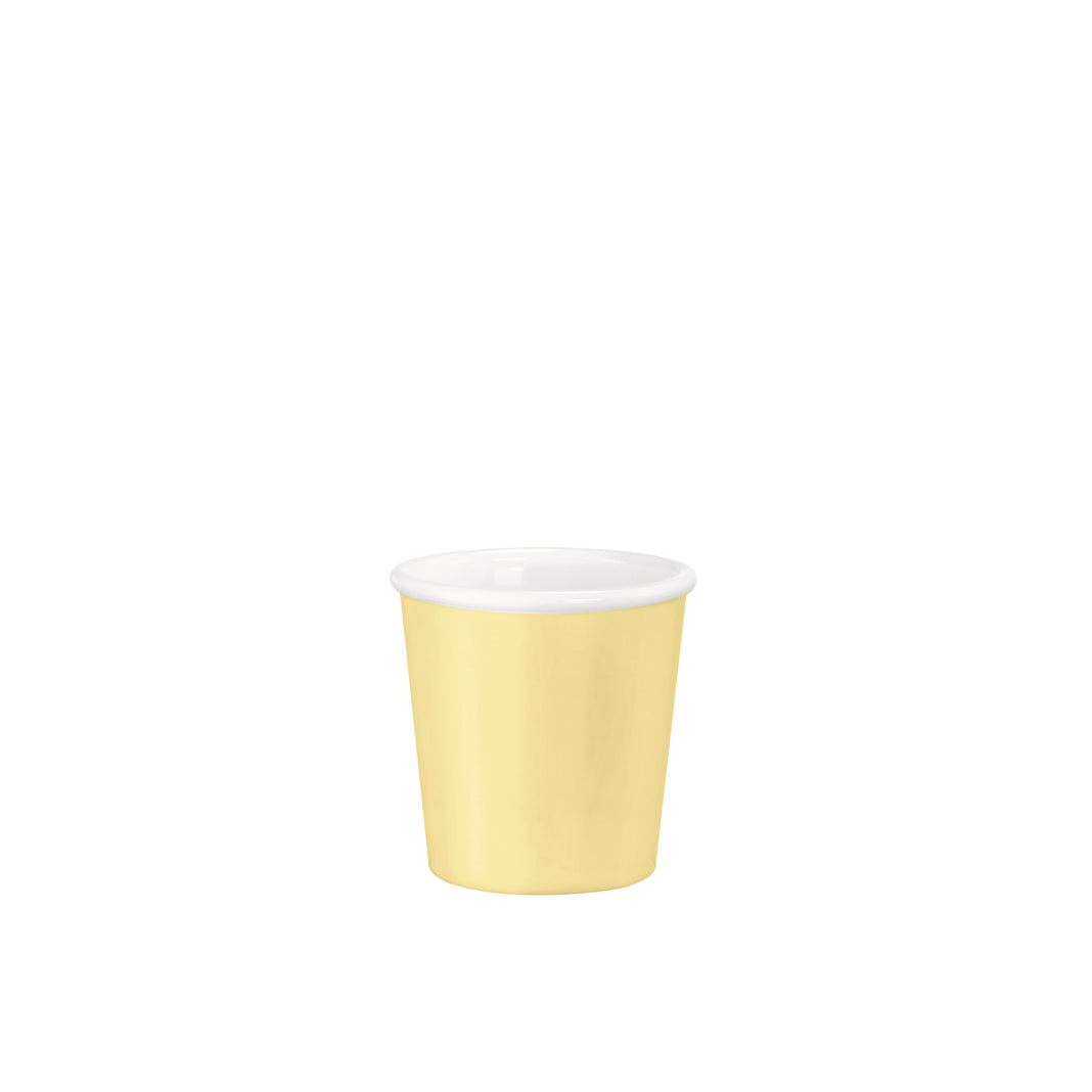 Bormioli Rocco Color Palette 3.25 oz. Opal Glass Caffeino Cup, Yellow (Set of 12)