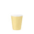 Bormioli Rocco Color Palette 7.25oz. Opal Glass Tea Cup, Yellow (Set of 12)