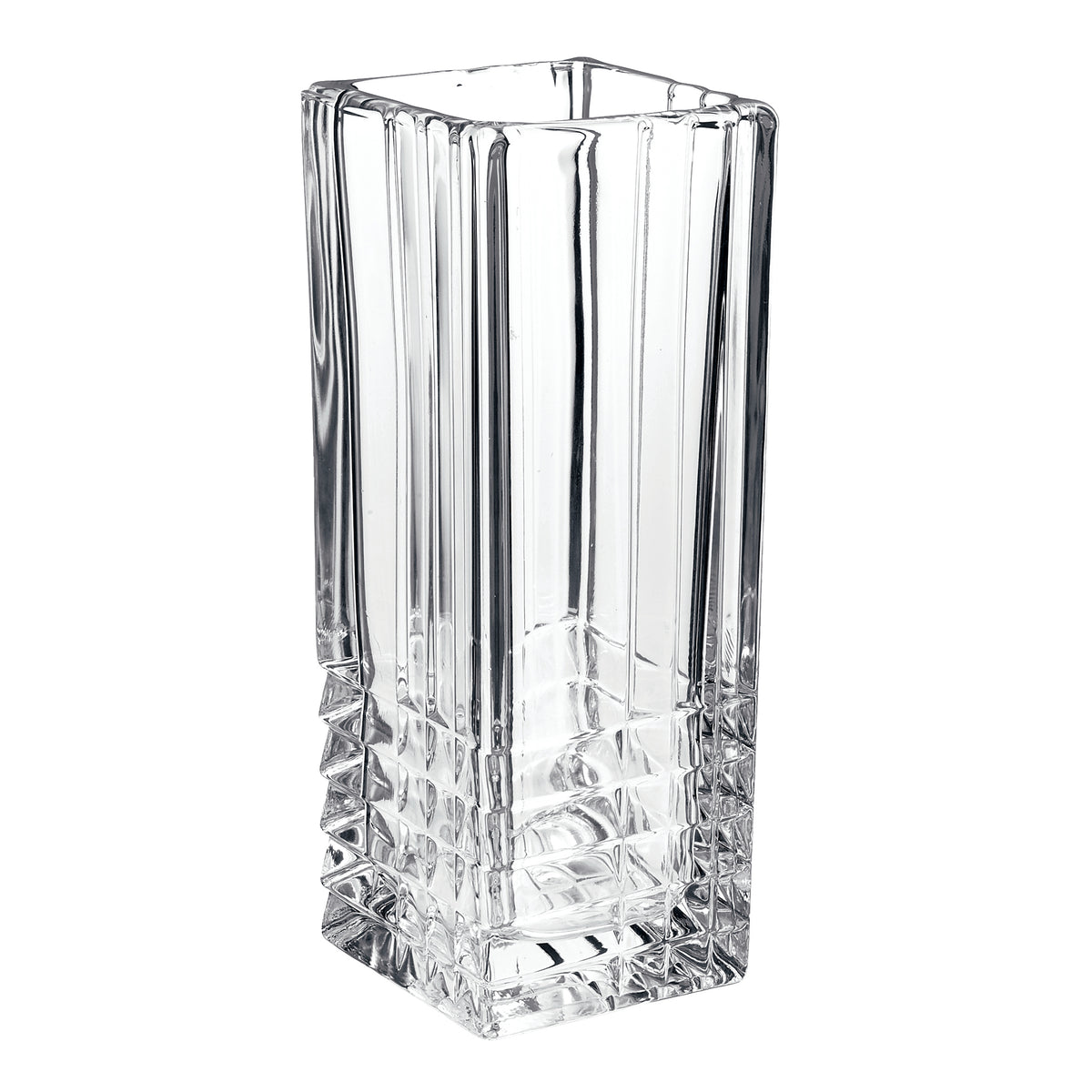 Bormioli Rocco Duemila 9" Square Flower Vase (1 piece)