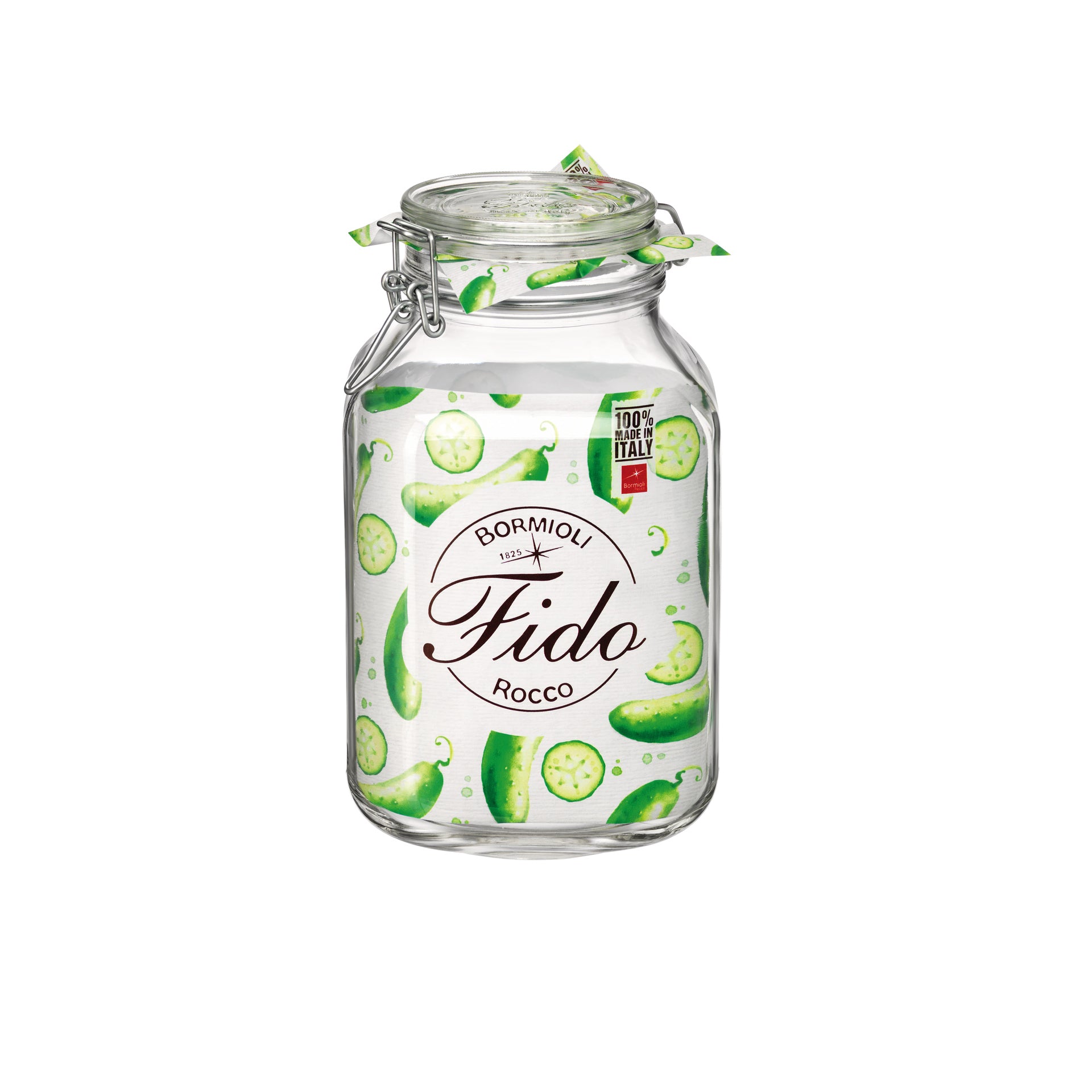 Bormioli Rocco Fido 101.5 oz. Food Jar, Clear (Set of 6)