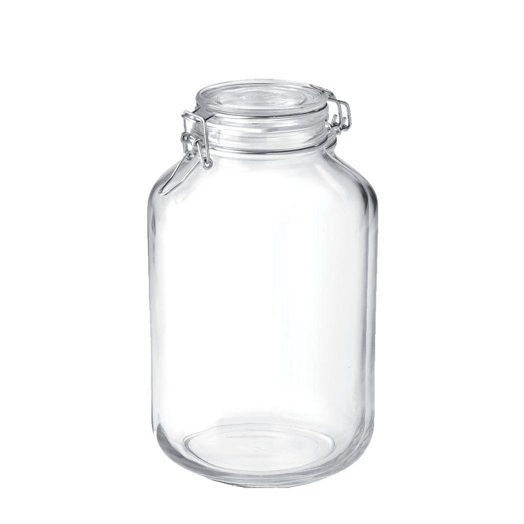 Bormioli Rocco Fido 135.25 oz. Food Jar, Clear (Set of 6)