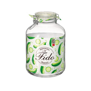 Bormioli Rocco Fido 169 oz. Food Jar, Clear (Set of 6)