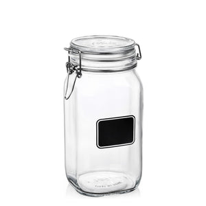 Bormioli Rocco Fido 50.75 oz. Food Jar, Chalkboard (Set of 12)