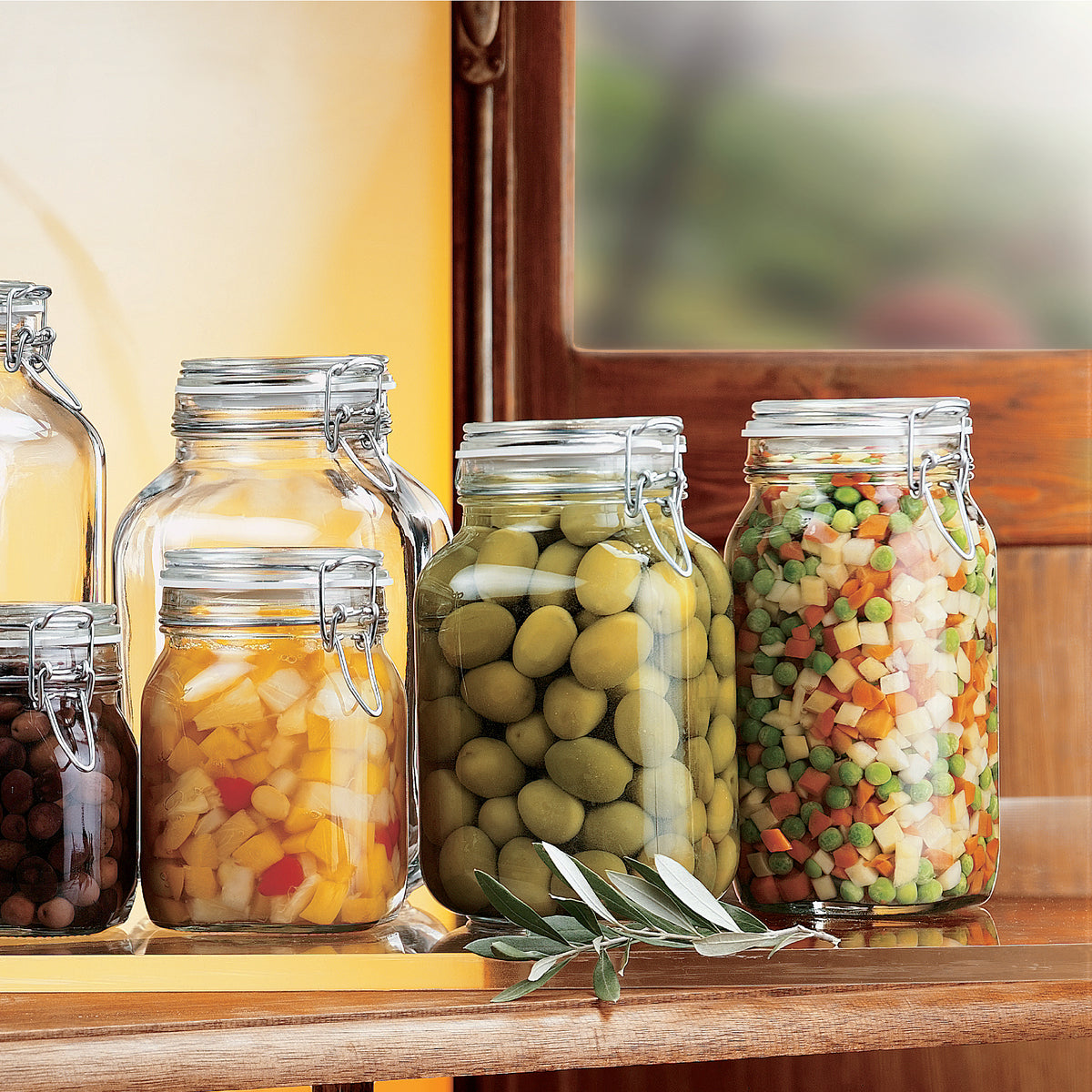 Bormioli Rocco Fido 50.75 oz. Food Jar, Clear (Set of 12)