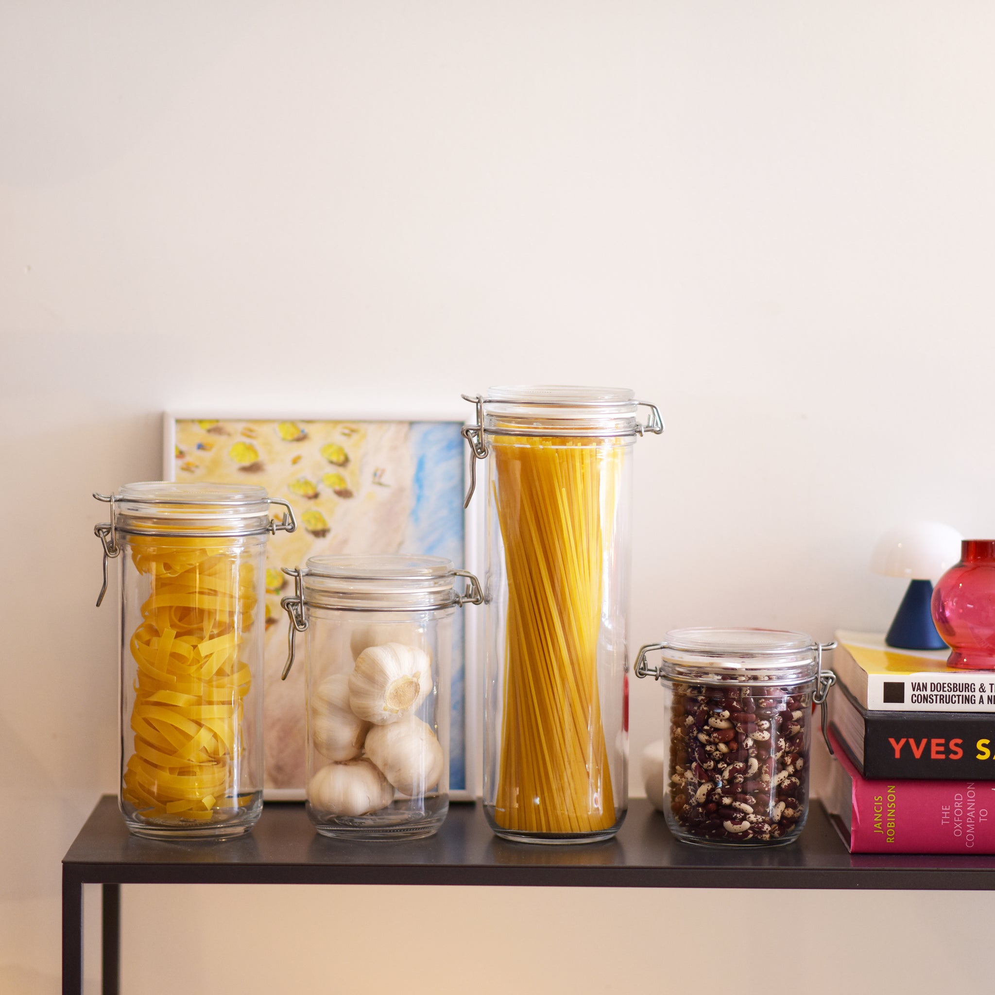 Bormioli Rocco Fido Cylinder 33.75 oz. Food Jar, Clear (Set of 6)