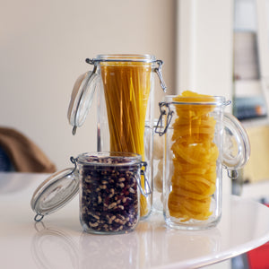 Bormioli Rocco Fido Cylinder 33.75 oz. Food Jar, Clear (Set of 6)
