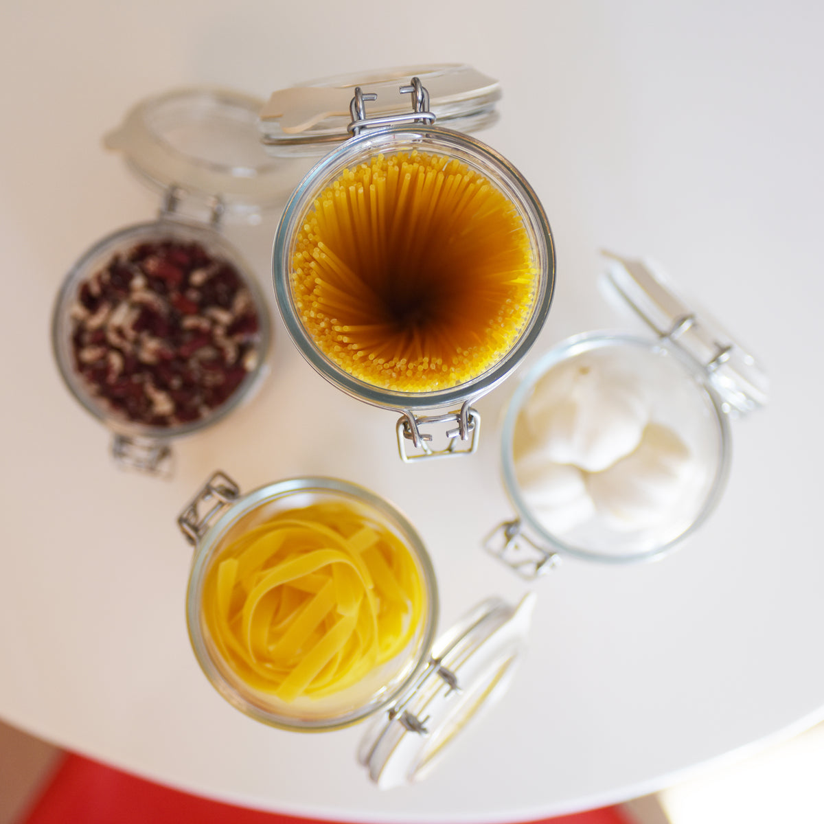 Bormioli Rocco Fido Cylinder 33.75 oz. Food Jar, Clear (Set of 6)