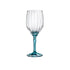Bormioli Rocco Florian 12.8 oz. White Wine / Spritz Glasses, Lucent Blue (Set of 4)