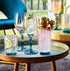 Bormioli Rocco Florian 14.5 oz. Beverage Drinking Glasses, Lucent Blue (Set of 4)