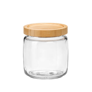 Bormioli Rocco Frigoverre 25.25 oz. Bamboo Round Food Storage Container (Set of 6)