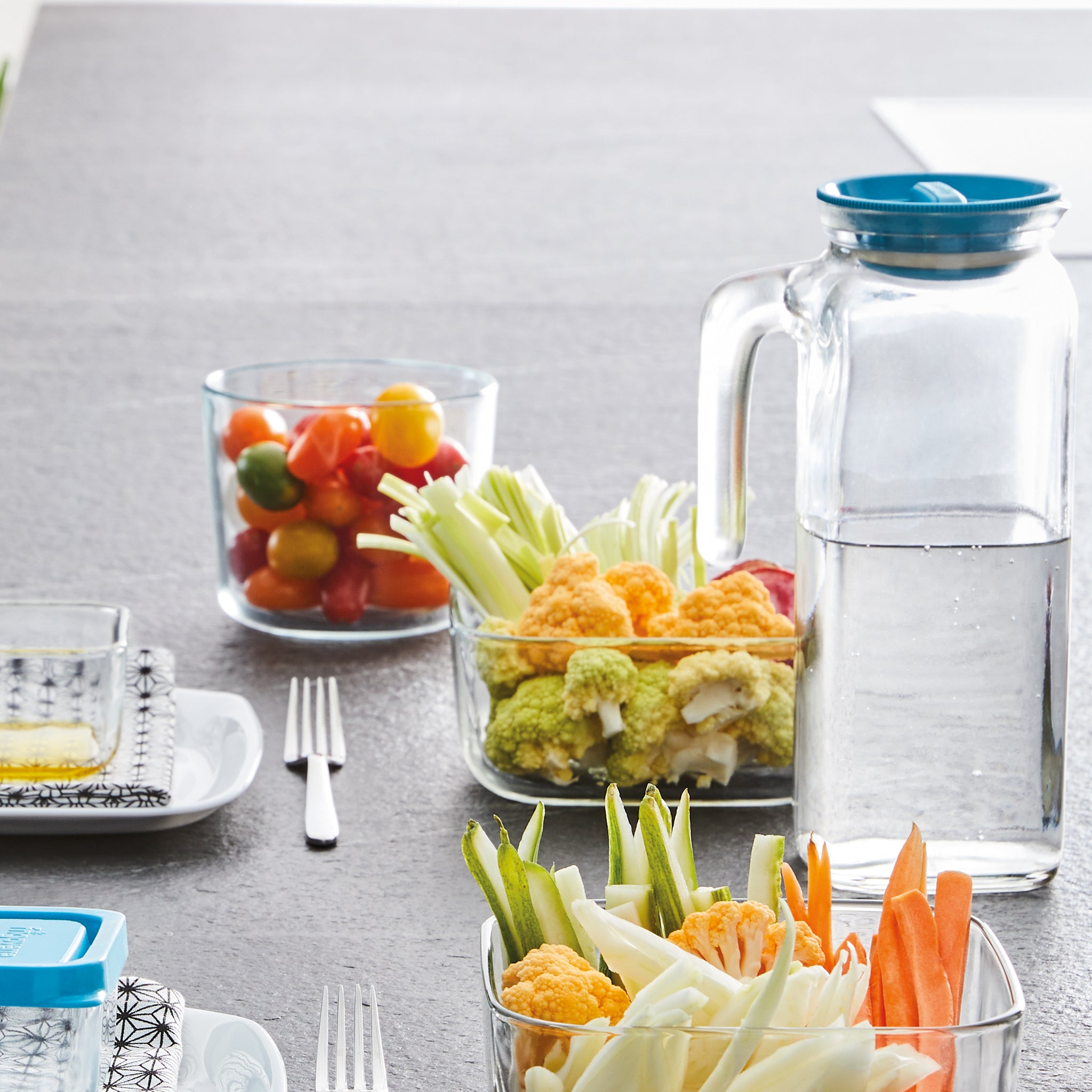 Bormioli Rocco Frigoverre 33.75 oz. Jug with Lid (Set of 6)