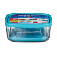 Side view of Frigoverre 3pc Square Food Storage Container Set (25.25 oz., 54 oz., & 94.75 oz.)