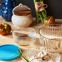 Side view of Exclusiva Brillante 13.25 oz. Round Serving Bowl (Set of 6)