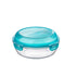 Bormioli Rocco Frigoverre Evolution 58 oz. Medium Bowl, Blue Lid (Set of 6)