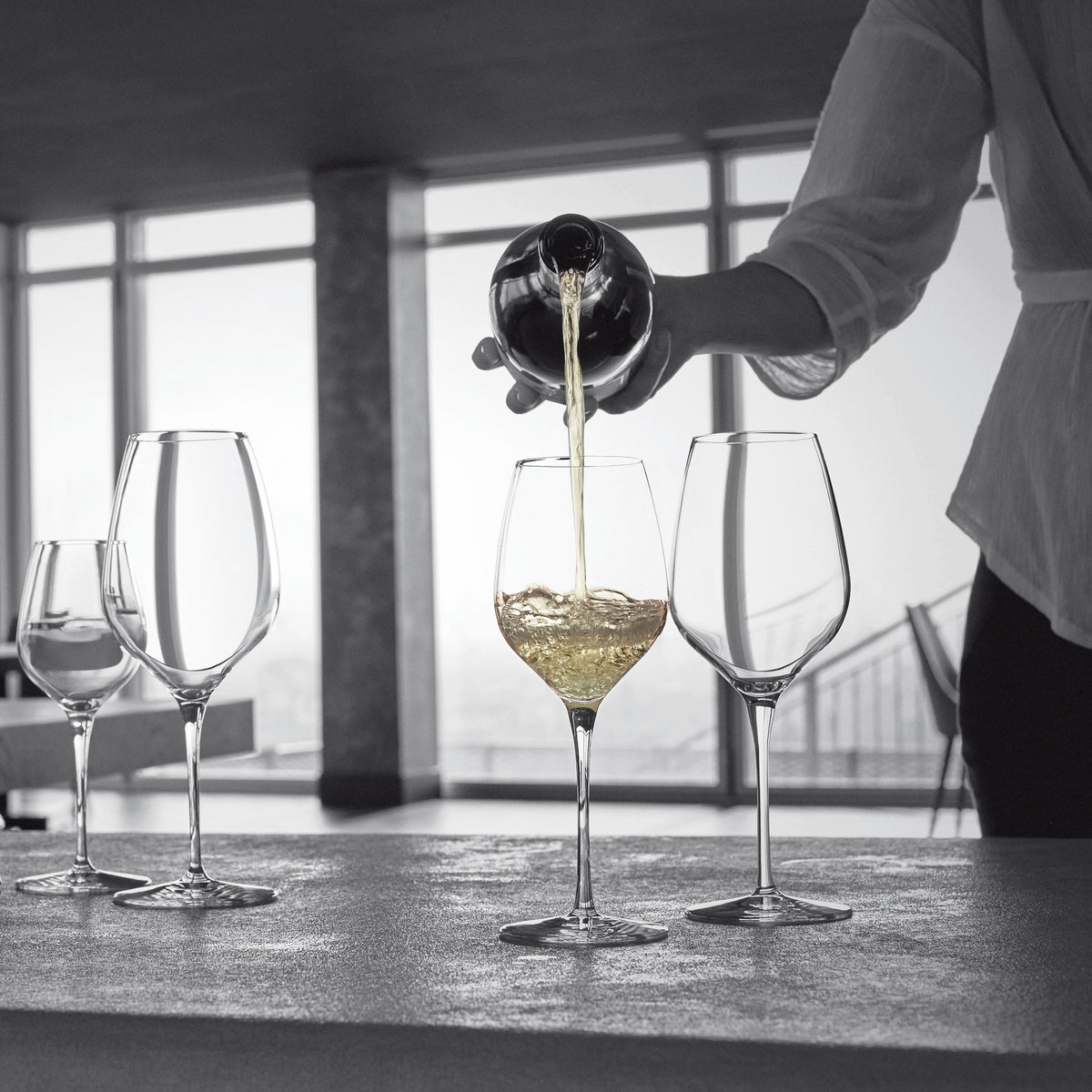 Bormioli Rocco InAlto Tre Sensi 14.5 oz. Medium Wine Glasses (Set of 6)