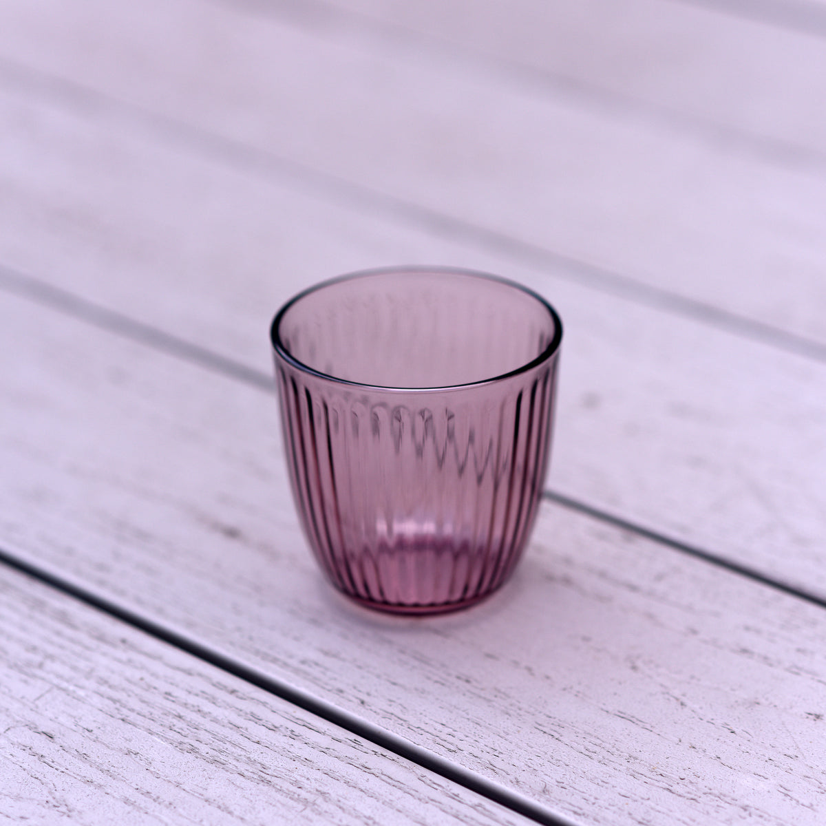 Bormioli Rocco Line 9.75 oz. Water Drinking Glasses, Lilac Rose (Set of 12)