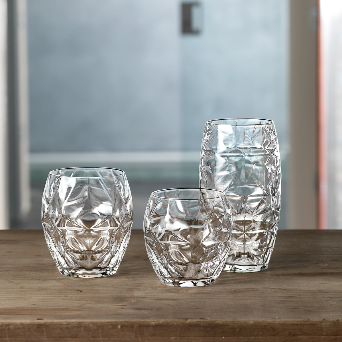 Bormioli Rocco Oriente 16oz. Cooler Drinking Glasses, Clear (Set of 6)
