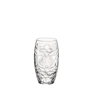 Bormioli Rocco Oriente 16oz. Cooler Drinking Glasses, Clear (Set of 6)