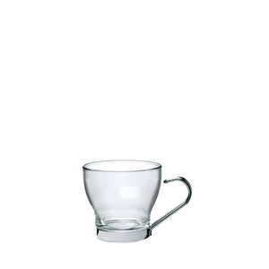 Bormioli Rocco Oslo 3.5 oz. Espresso Cup with Stainless Steel Handle (Set of 4)