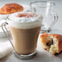 Bormioli Rocco Oslo 7.5 oz. Cappuccino Cup with Stainless Steel Handle (Set of 4)