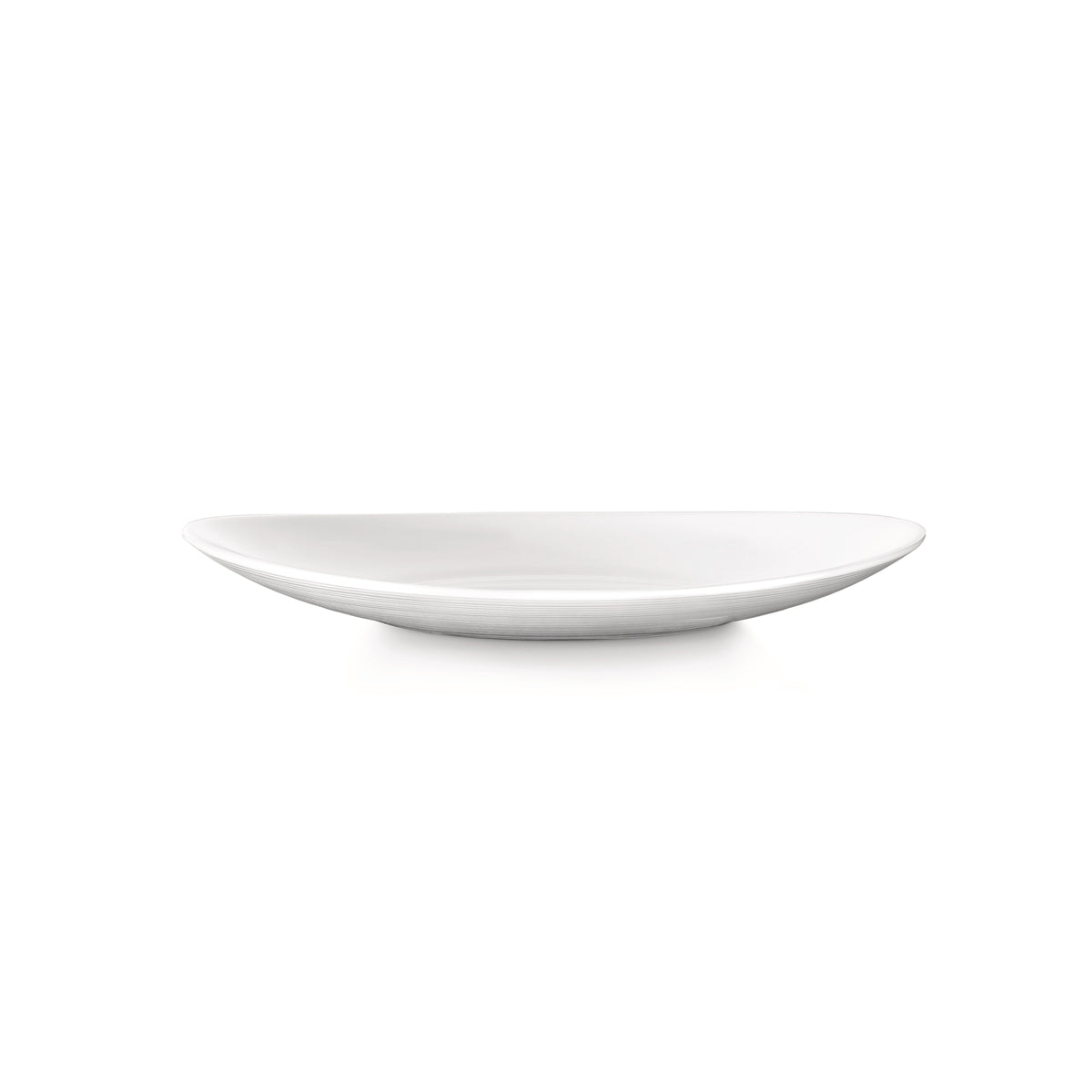 Bormioli Rocco Prometeo 8.75" x 7.5" Opal Glass Dessert Plate (Set of 24)