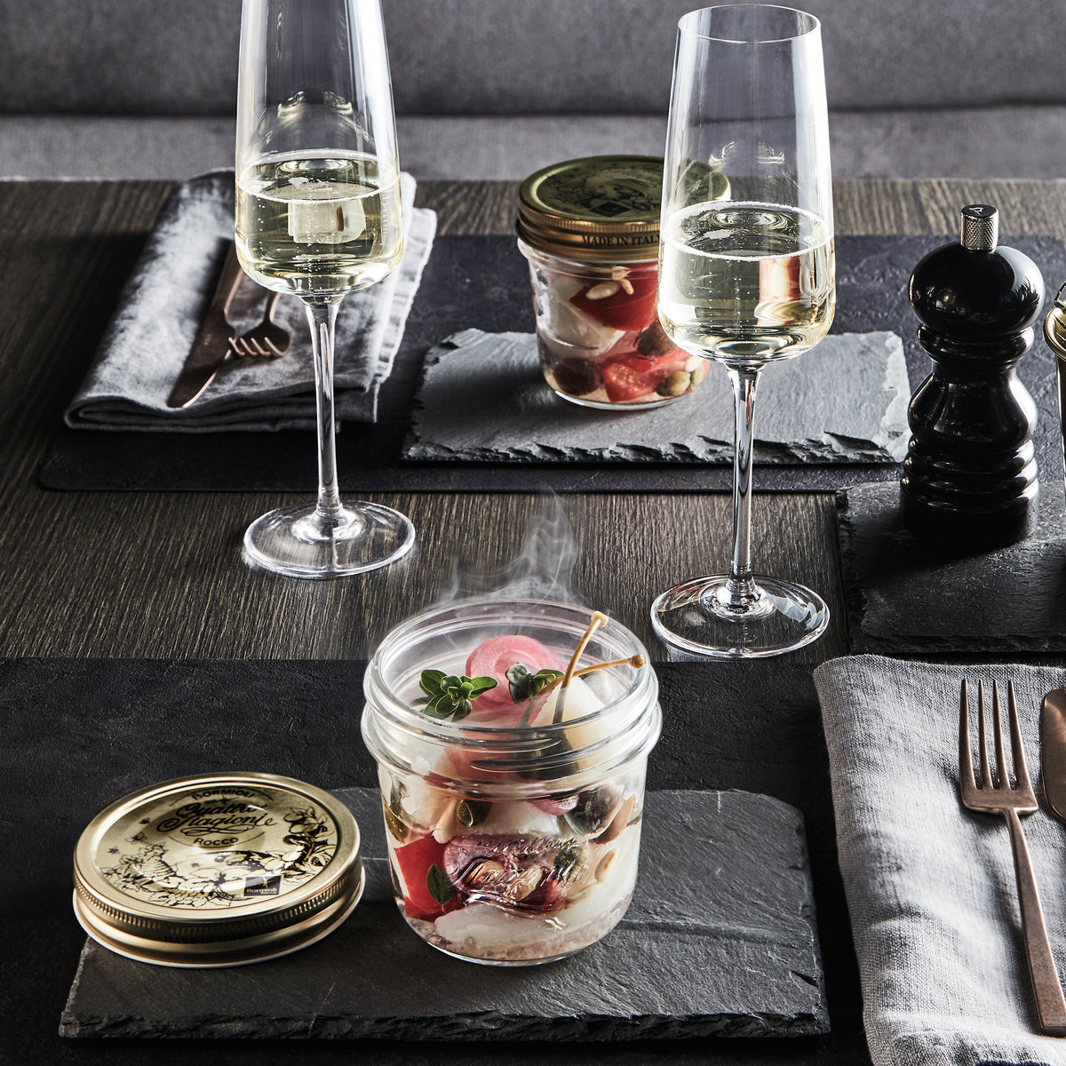 Bormioli Rocco Quattro Stagioni 10.75 oz. Canning Jar Wide Mouth (Set of 4)