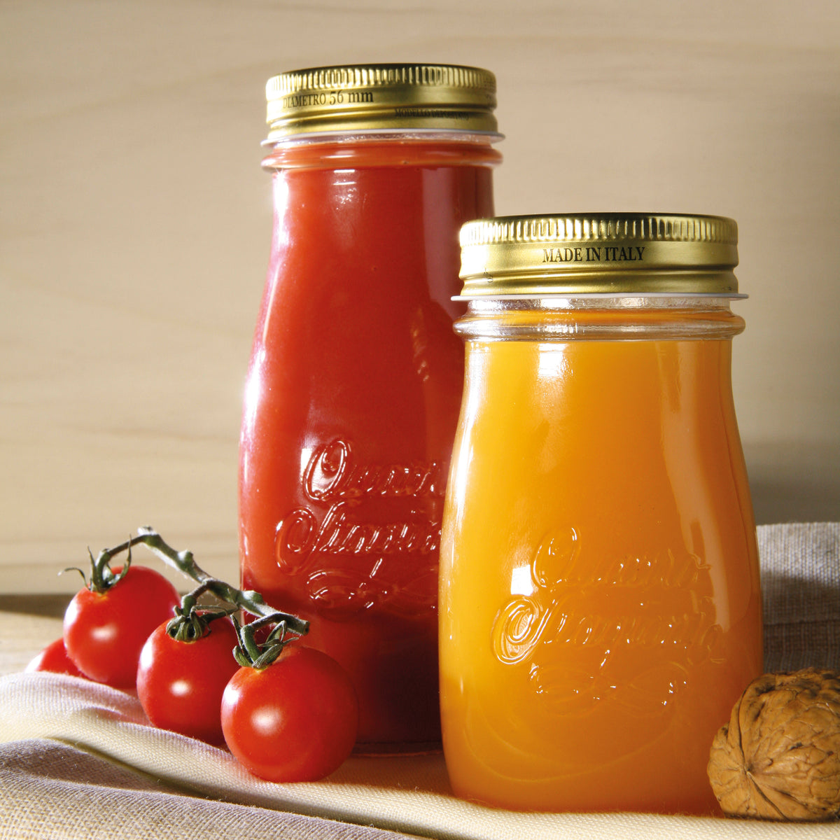 Bormioli Rocco Quattro Stagioni 13.5 oz. Canning Bottle with Lid (Set of 12)