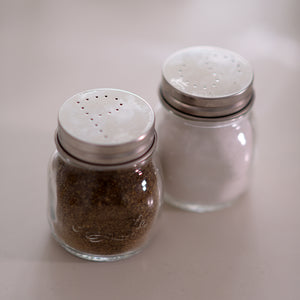 Bormioli Rocco Quattro Stagioni 5 oz. Jar with Salt & Pepper Lid (Set of 2)