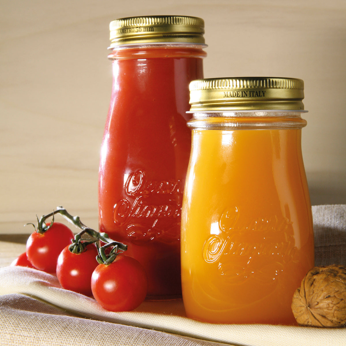 Bormioli Rocco Quattro Stagioni 6.75 oz. Canning Bottle with Lid (Set of 12)