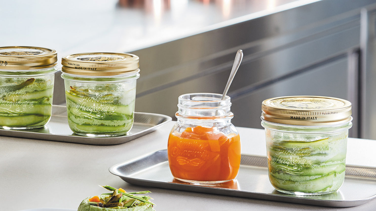 Bormioli Rocco Quattro Stagioni 6.75 oz. Canning Jar Wide Mouth (Set of 4)