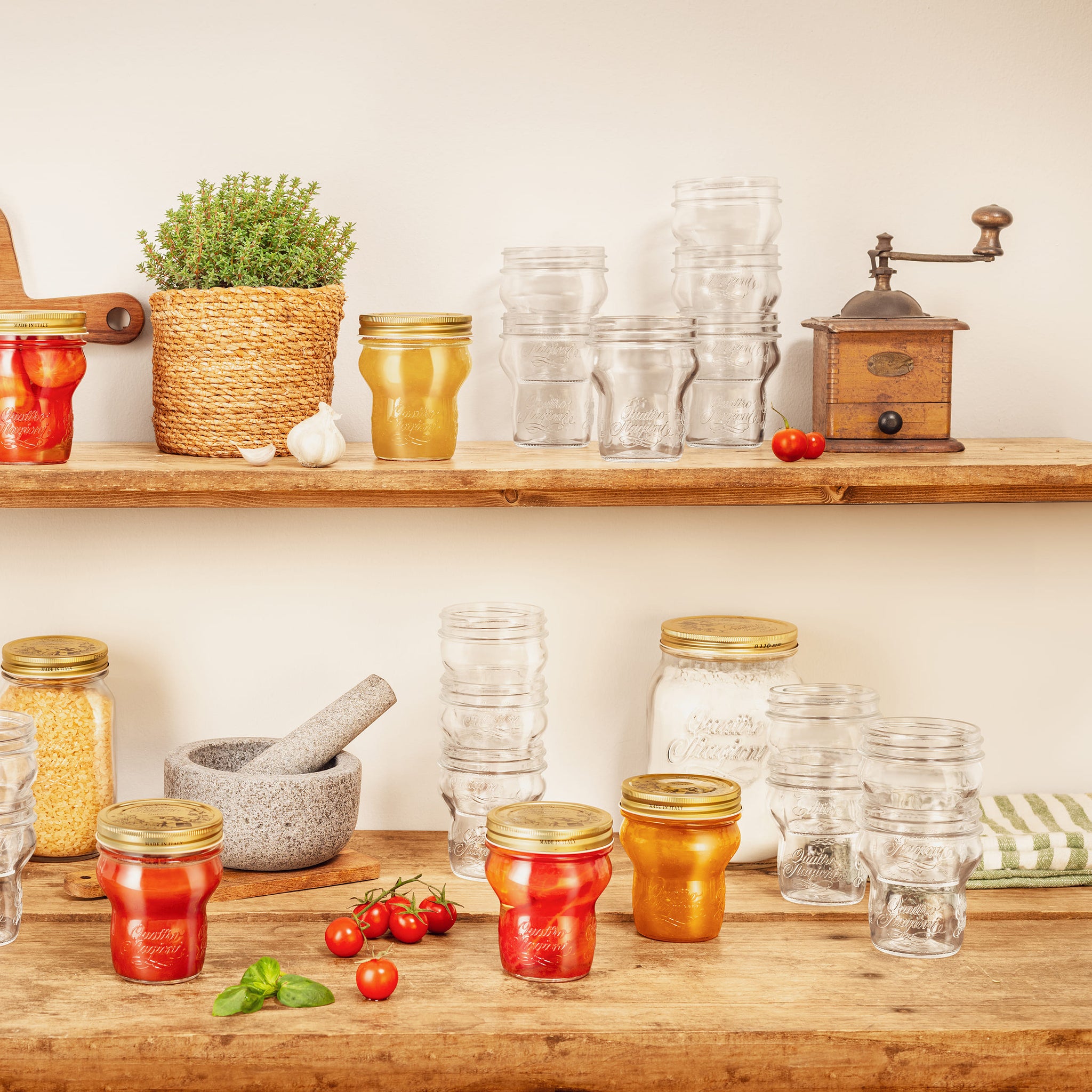 Special Edition Quattro Stagioni 9.25 oz. Stacking Jar (Set of 12)