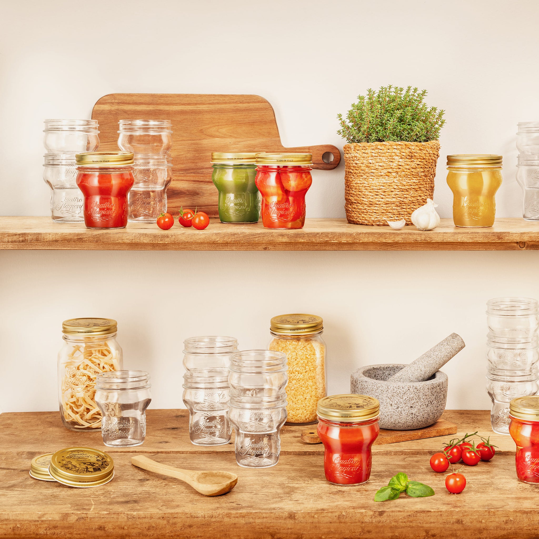 Special Edition Quattro Stagioni 9.25 oz. Stacking Jar (Set of 12)