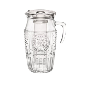 Bormioli Rocco Romantic 56.25 oz. Carafe with Lid & Ice-Tube (Set of 6)