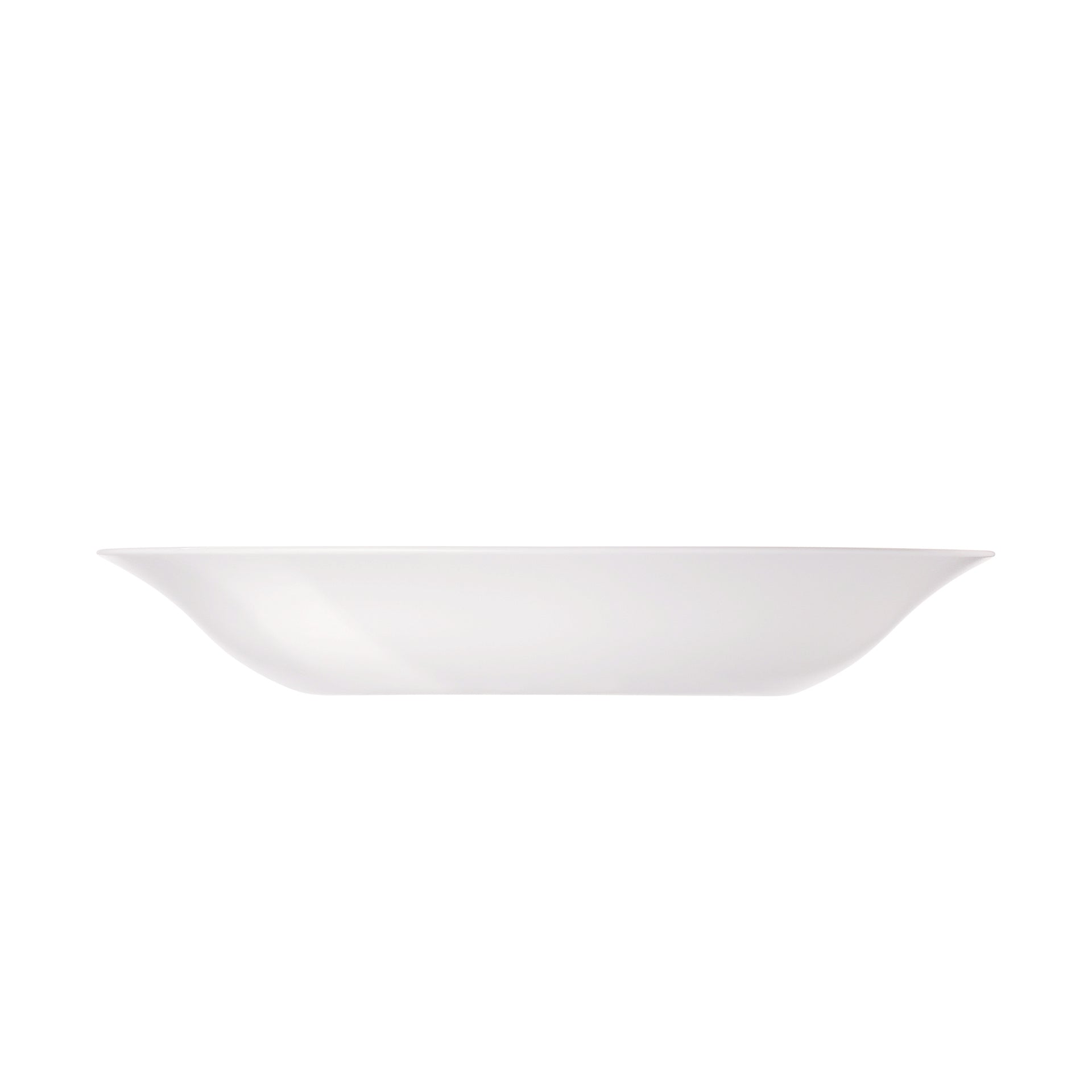 Bormioli Rocco White Moon 9" Opal Glass Soup Plate (Set of 24)