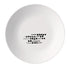 Bormioli Rocco White Moon Chiaroscuro 8.75" Opal Glass Soup Plate, Sfere (Set of 24)