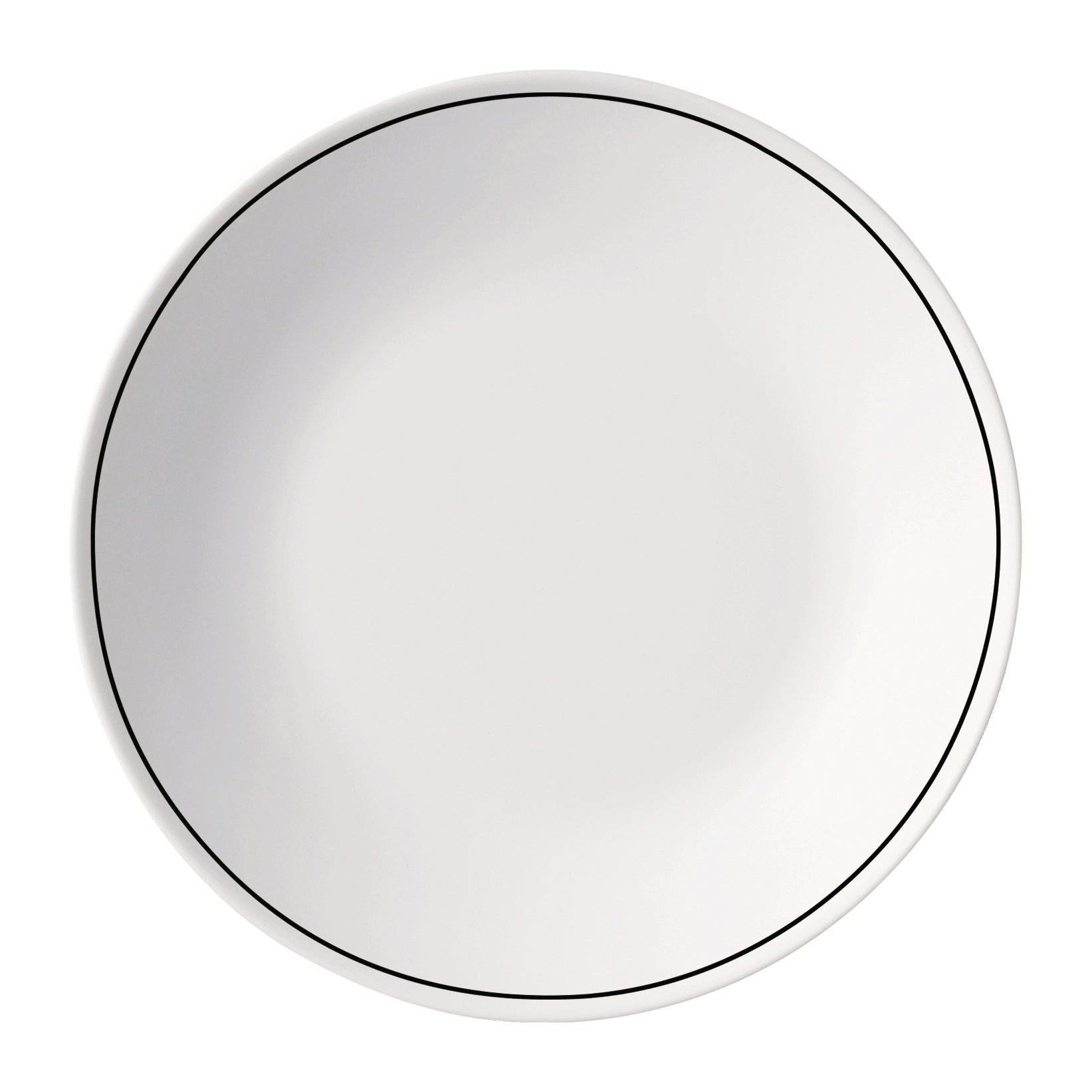 Bormioli Rocco White Moon Chiaroscuro 8.75" Opal Glass Soup Plate, Unico (Set of 24)