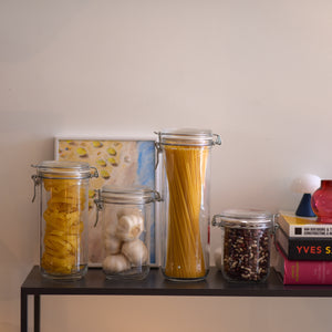 Fido Cylinder 25.25 oz. Food Jar, Clear (Set of 6)