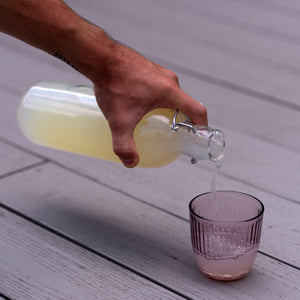 Emilia 33.75 oz. Swing-Top Glass Bottle (Set of 6)
